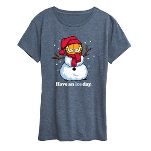 Women's - Garfield - Have An Ice Day Short Sleeve Graphic T-Shirt - 1 of 4