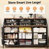 Dresser with Power Outlets and LED Lights, 55" W Dresser for Bedroom with 14 Drawers Dresser - 2 of 4