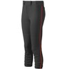 Mizuno Youth Girl's Belted Piped Softball Pant - 2 of 3
