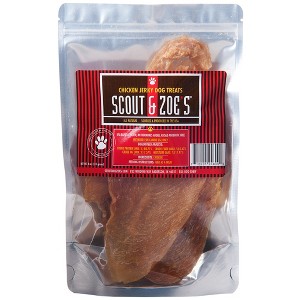 Scout & Zoe's: Chicken Breast Jerky - 4oz Dog & Cat Treats, Dehydrated Pet Chew - 1 of 4