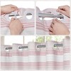 Horizontal Beach Stripe Water Repellent Shower Curtain - 3 of 4