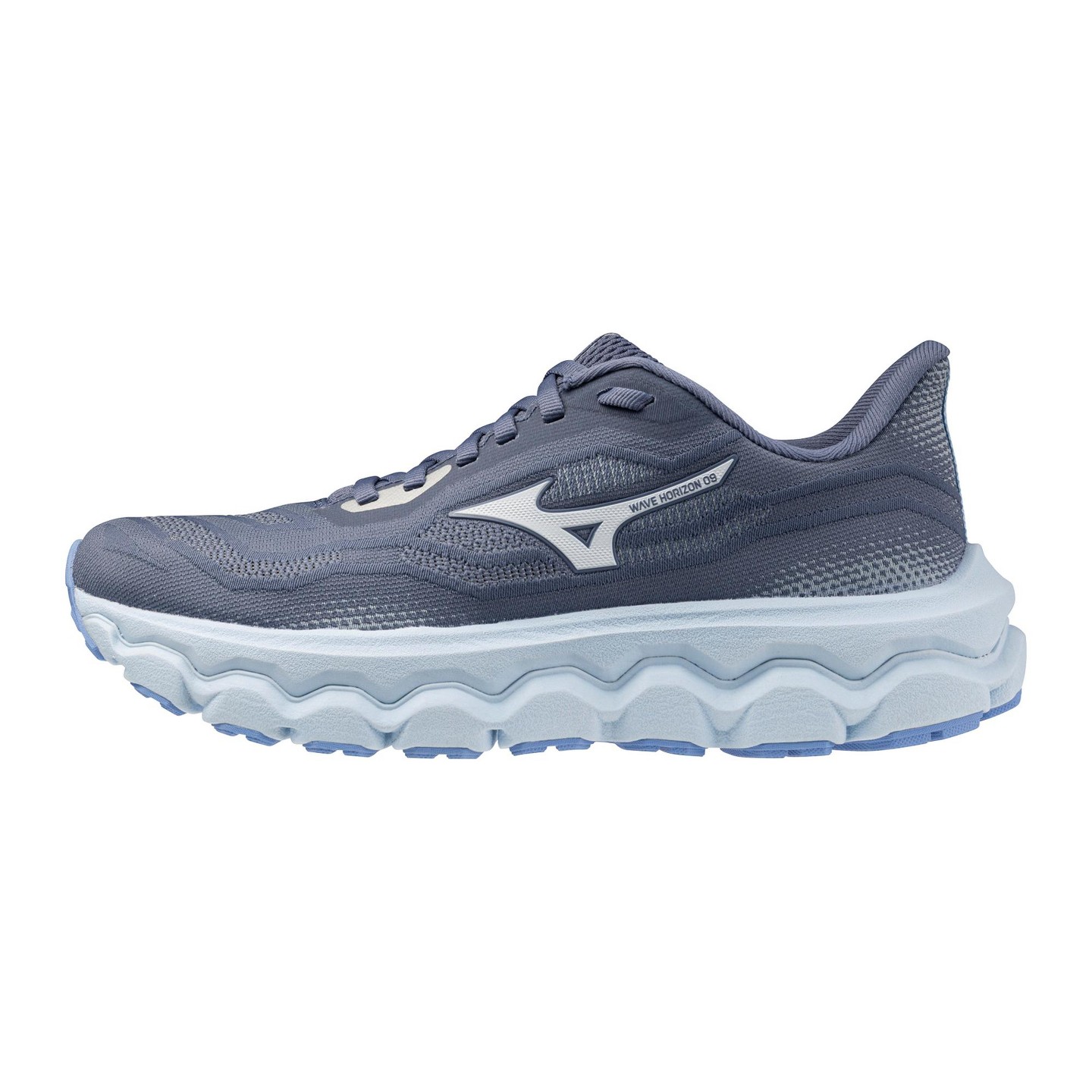 Женские кроссовки Mizuno Wave Horizon 9 D Running Shoes, 9, Wild Wind-White, цвет: Белый — фото 1