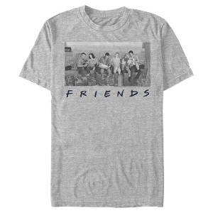 Men's Friends BFFs Atop Skyscraper Photo T-Shirt - 1 of 4