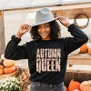 Autumn Queen Block Distressed - Women's Graphic Sweatshirt - 3 of 4