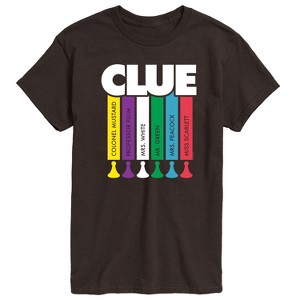 Men's - Clue - Logo Characters Short Sleeve Graphic T-Shirt - 1 of 3