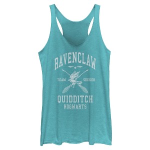 Womens Harry Potter Ravenclaw Quidditch Seeker Racerback Tank - 1 of 4