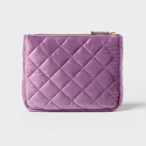 Quilted Pouch Purple Gifting - Spritz™ - 1 of 3