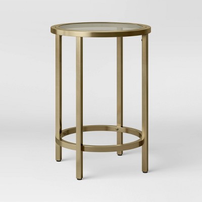 brass side table target