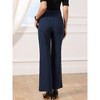 INSPIRE CHIC Women's High Waisted Business Work Casual Straight Wide Leg Suit Pants - 3 of 4