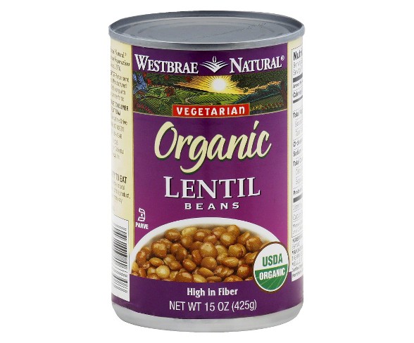 Westbrae Natural&#174; Organic Lentils - 15oz Can