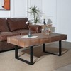 NicBex Modern Coffee Table, Wood Coffee Table for Living Room, Side Tables - 2 of 4