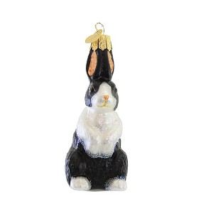 Old World Christmas 3.75 In Dutch Rabbit Ornament Bunny Pet Tree Ornaments - 1 of 3