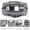 MaseiKar 80L Large Duffle Bag for Travel, 26' Travel Duffel with Shoe Compartment, Foldable Collapsible Gym Bag, Waterproof & Tear Resistant (Gray) - 4 of 4