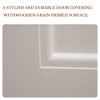 SpassWay 36"W*80"H 6-Lite 2-Panel Exterior Frosted Glass Prehung Front Entry Door Primed Interior Fiberglass Entrance Door - 4 of 4
