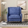 KTMBDW Fabric Recliner Sofa Push Back Recliner Chair Adjustable Modern Single Reclining Chair Upholstered Sofa for Living Room, Bedroom, Home Theater - 2 of 4
