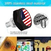 TruAIR License Plate Screw Kit Ð Stainless Steel Bolts with Covers - 2 of 4