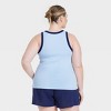 Women's Slim Fit Ribbed Tank Top - A New Day™ - 2 of 3