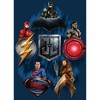 Justice League Movie Heroes and Emblems Boy's Navy T-shirt - 2 of 3