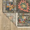 Oriental Weavers Lucca 2889E Grey / Multi Indoor Area Rug - 2' x 6' - 4 of 4