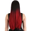 HalloweenCostumes.com  Women  Black and Red Ombre Adult  Wig, Black/Red - 2 of 4