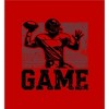 "Game" Sports Football Adult Crew Neck Short Sleeve Tee - 2 of 2