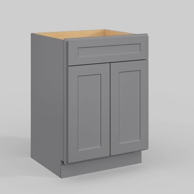 LOVMOR 24"W*21"D*34.5"H in Plywood Soft-Close Bath Vanity Cabinet without Top for Kitchen, Bathroom, Living Room