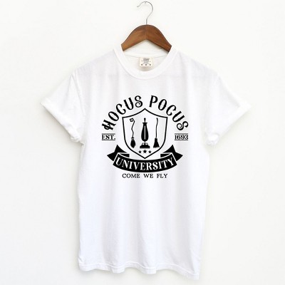 Simply Sage Market Women's Hocus Pocus University Short Sleeve Garment Dyed Tee