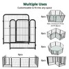 GOTGELIF 8 Panels 32" Height Dog Playpen Heavy Duty Pet Fence Indoor Outdoor - 4 of 4