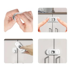 EMIRCEY Baby Safety Lock Child Protect Lock Kids Proofing Locks for Fridge Cabinets Drawers - 1 of 1