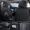 Coverado Car Seat Covers, Front and Rear Waterproof Faux Leather Auto Seat Protectors with Lumbar Support - 2 of 4