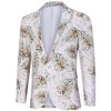 Tuxedo Jackets for Men One Button Slim Fit Formal Suits Blazer with Bow Tie Formal Blazer for Men - 4 of 4