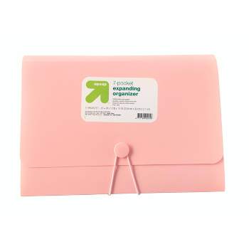 7 Pocket Expandable File Folder Letter Size Pink - up & up™