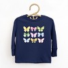 The Juniper Shop Butterflies Coquette Toddler Long Sleeve Tee - 2 of 4