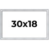 PosterPalooza | Classic Silver Picture Frame - UV Acrylic, Backing Board, Hanging Hardware Included - 2 of 4