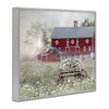 Stupell Industries Red Barn Floral Wagon Meadow, 11" x 14" - 3 of 4