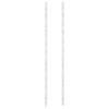 vidaXL Wall Mounted Wine Rack for 24 Bottles White Iron - 4 of 4