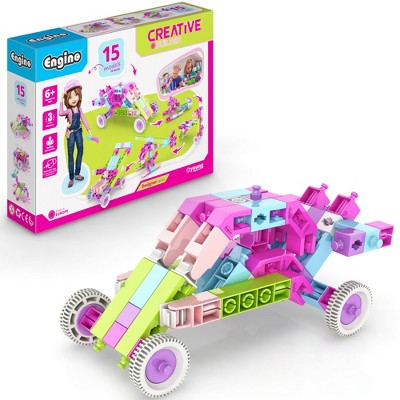 Engino: Creative Builder - 15-In-1 Designer Series, Toy Vehicles Vibrant Brick