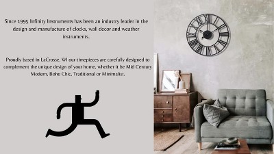 21.5" Round Silver and Gold Wall Accent Mirror