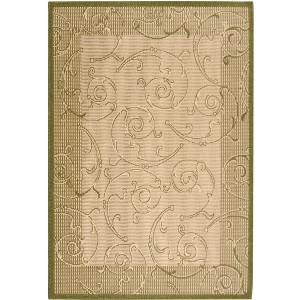 Courtyard CY2665 UV & Stain Resistant Non-Shedding Power Loomed Indoor/Outdoor Rugs - Safavieh - 1 of 4