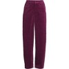 Lands' End Women's Corduroy High Rise Barrel Leg Ankle Pants - 3 of 4