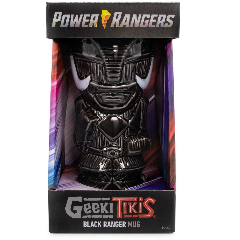 Beeline Creative Geeki Tikis Power Rangers Black Ranger Ceramic Mug | Holds 16 Ounces, 2 of 7