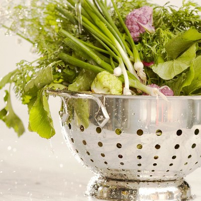 All-Clad 5 Quart Stainless Steel Colander with Handles