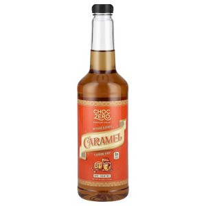 ChocZero Flavoring Syrup, Caramel , 26.5 oz (750 ml) - 1 of 2