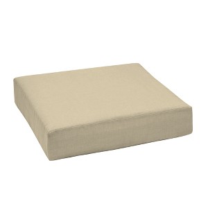 ARDEN Outdoor Deep Seat Cushion, 24 x 24, Tan Leala - 1 of 4
