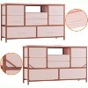 Jojoka 8 Dresser TV Stand with Power Outlet & LED Light, 55'' Wide TV Stand with 8 Deep Drawers - 4 of 4