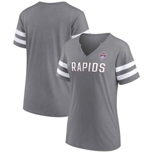 MLS Colorado Rapids Women's Gray Split T-Shirt - 1 of 3