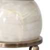 Uttermost Natania Plated Brass Buffet Lamp – 35” Steel & Marble Accent Lighting - 3 of 4