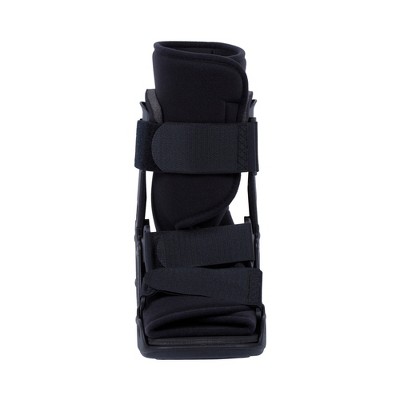 Small Black Low-Top Orthopedic Walker Boot for Ankle and Foot