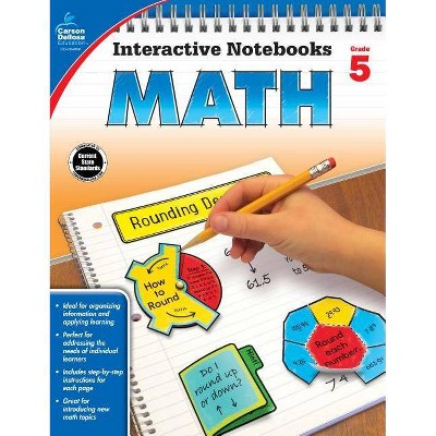 Math, Grade 5 - (Interactive Notebooks) (Paperback)