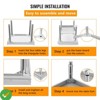 Commercial Stainless Steel Equipment Stand - 48"x30"x24" with 1000Lb Top Shelf & Adjustable Legs - 4 of 4